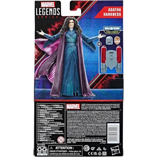 Figura Agatha Harkness Wandavision Marvel Legends Articulada 15 Cms