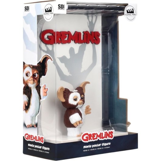 Figura Póster 3d Los Gremlins Película Diorama 26 Cms