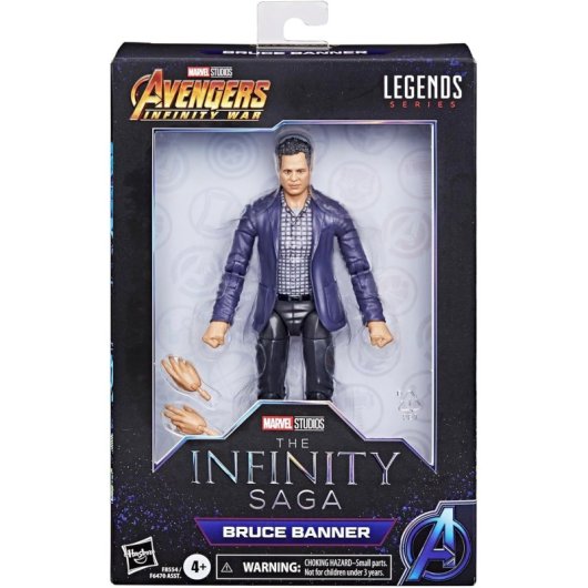 Figura Bruce Baner The Infinity Saga Avengers Infinity War Marvel Legends Articulada 15 Cms