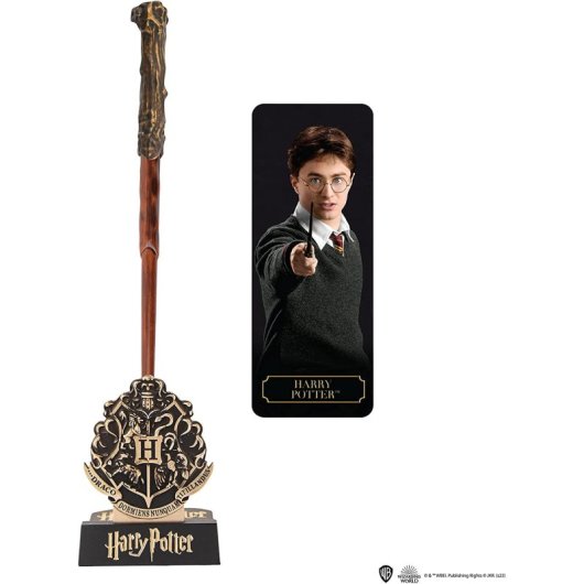 Varita Bolígrafo Harry Potter Stand Y Marcapáginas