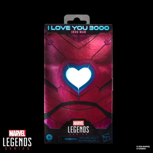 Figura Iron Man I Love You 3000 Marvel Legends Articulada 15 Cms
