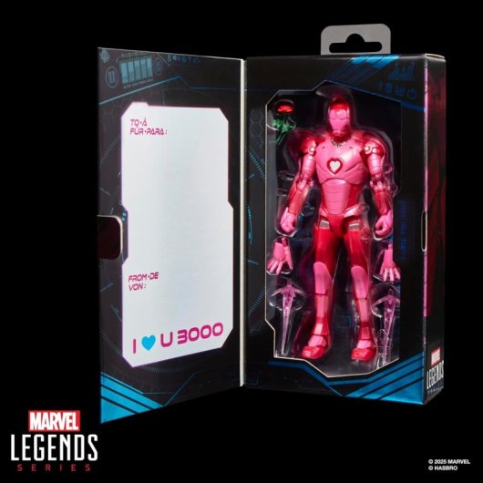 Figura Iron Man I Love You 3000 Marvel Legends Articulada 15 Cms