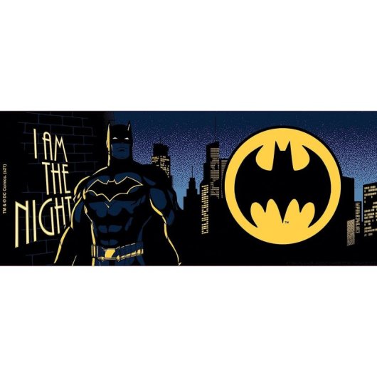 Taza Batman I Am The Night Dc Cerámica 460 Mls