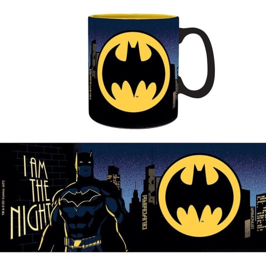 Taza Batman I Am The Night Dc Cerámica 460 Mls