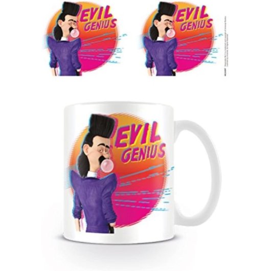 Taza Evil Genius Gru Mi Villano Favorit Minions Cerámica 320 Mls