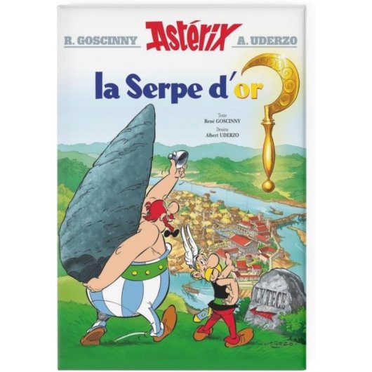 Imán Decorativo Portada Astérix La Serpe D'or 5,5 X 8 Cms (francés)