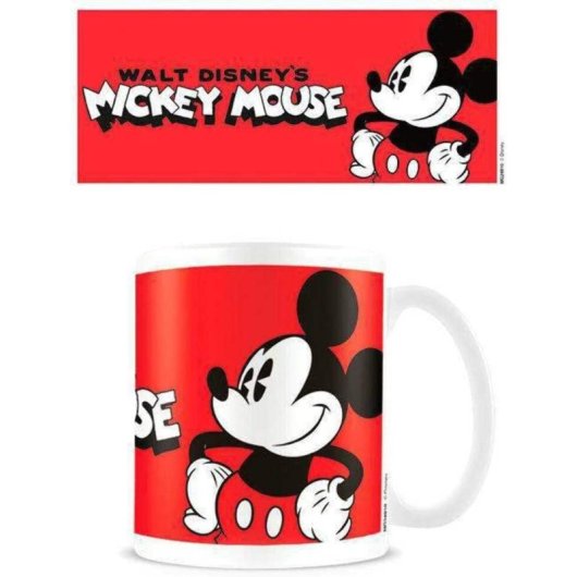 Taza Mickey Mouse Clásico Disney Cerámica 315 Mls