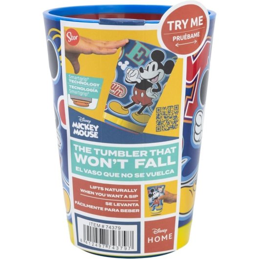Vaso Mickey Mouse Cool Stuff Disney Antivuelco 470 Mls