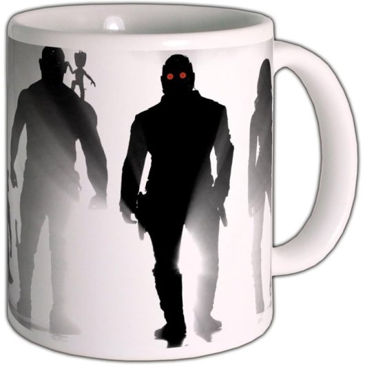 Taza Guardianes De La Galaxia Here We Go Marvel Cerámica 300 Mls