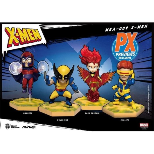 Mini Figura Cíclope Mini Egg Attack X-men 8 Cms