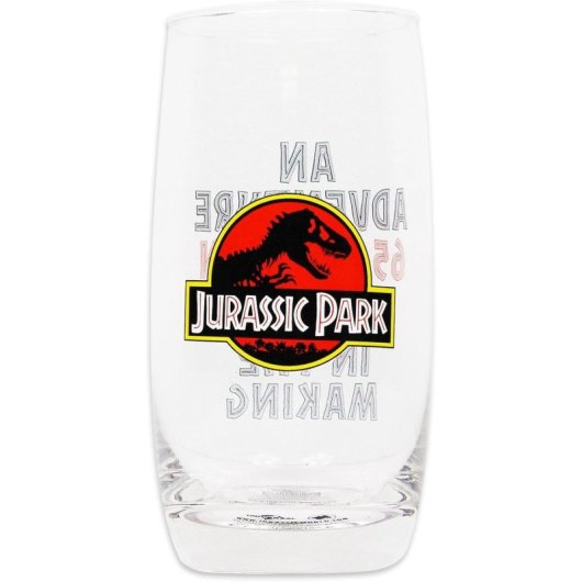 Vaso 65 Million Years Jurassic Park Cristal 450 Mls