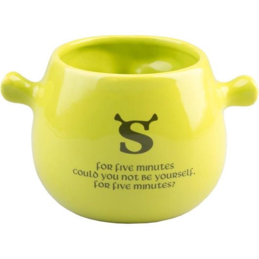 Bol 3d Shrek Cerámica 1 L