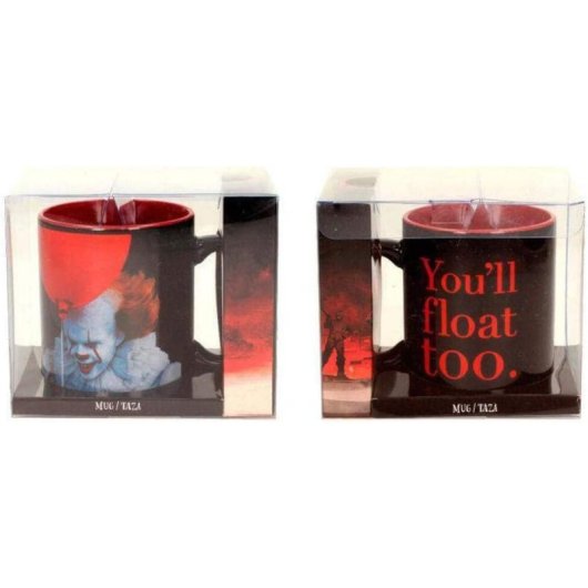 Taza Pennywise You'll Float Too It Cerámica 320 Mls