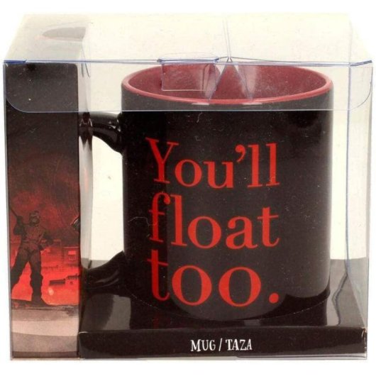 Taza Pennywise You'll Float Too It Cerámica 320 Mls