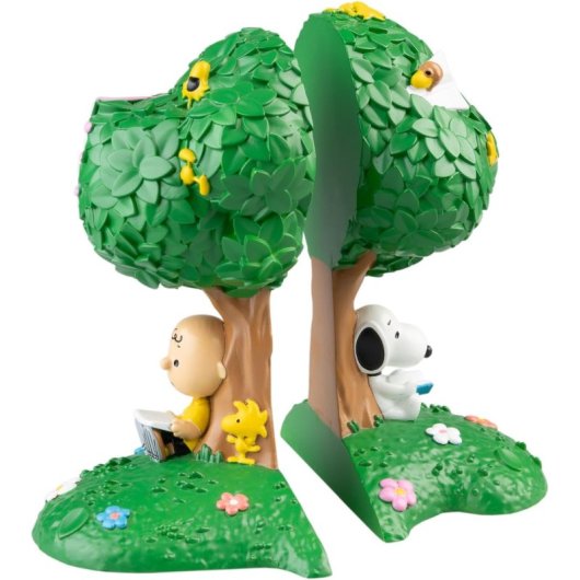 Sujetalibros 3d Snoopy Y Charlie Brown