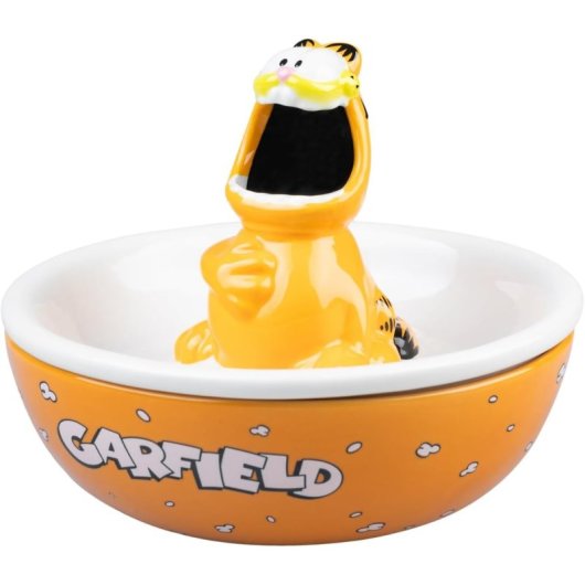 Bol 3d Cuenco Aperitivo Gato Garfield Cerámica