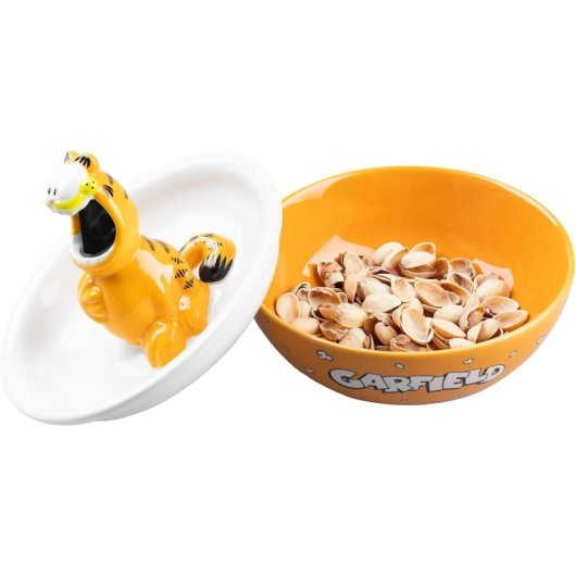 Bol 3d Cuenco Aperitivo Gato Garfield Cerámica