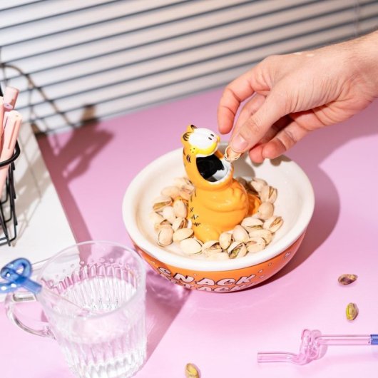 Bol 3d Cuenco Aperitivo Gato Garfield Cerámica