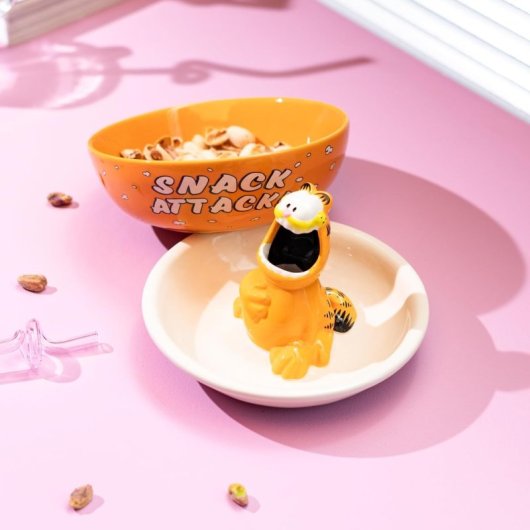 Bol 3d Cuenco Aperitivo Gato Garfield Cerámica