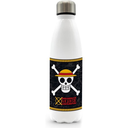 Botella Metálica Isotérmica One Piece Straw Hat Crew 500 Mls