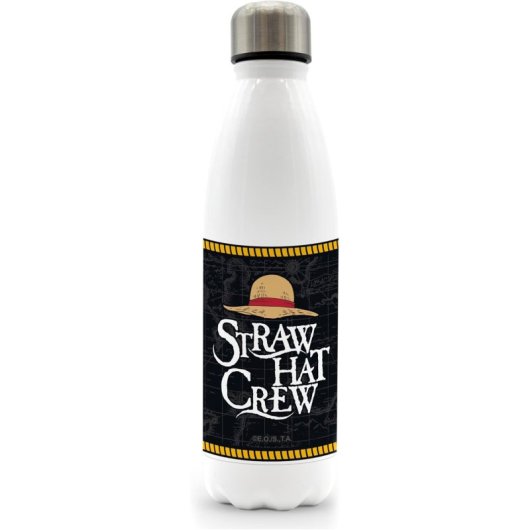 Botella Metálica Isotérmica One Piece Straw Hat Crew 500 Mls