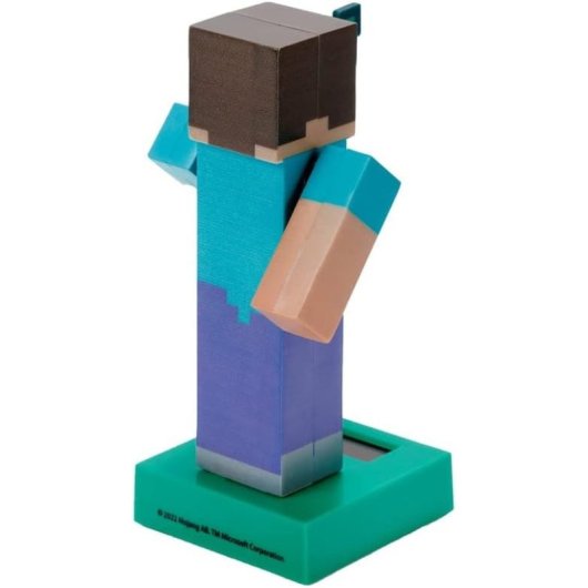 Figura Solar Steve Minecraft 12 Cms