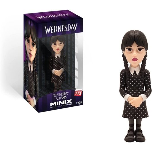Figura Miércoles Addams Wednesday Addams 12,5 Cms