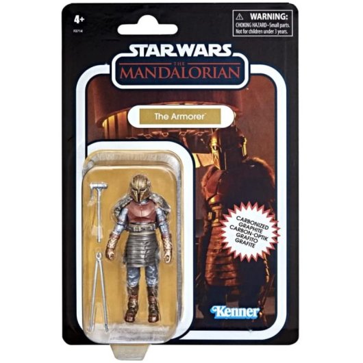 Figura Incinerator Trooper The Mandalorian Star Wars Vintage Carbonized Collection Articulada 9,5 Cm