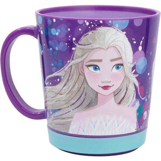 Taza Frozen Disney Violet Antivuelco 410 Mls