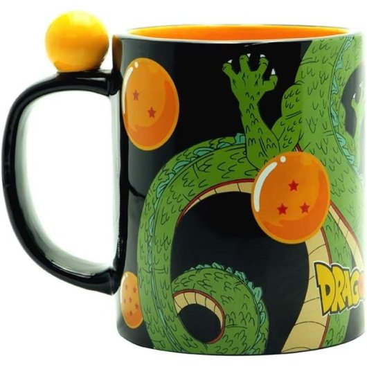 Taza Dragon Ball Super Dragon Shenlong Y Bolas De Dragón Asa 3d 460 Mls