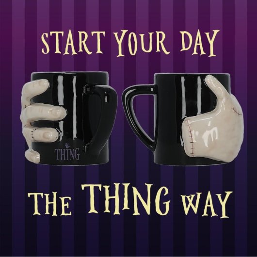 Taza 3d Cosa Wednesday 330 Cerámica Mls