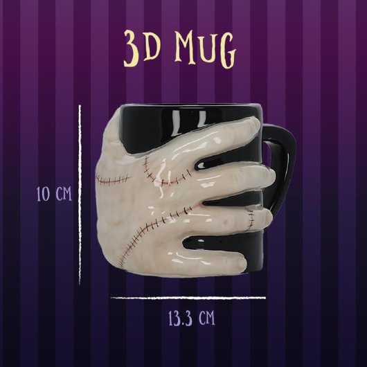 Taza 3d Cosa Wednesday 330 Cerámica Mls