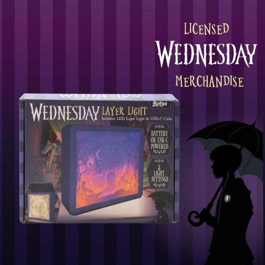 Lámpara A Capas Wednesday