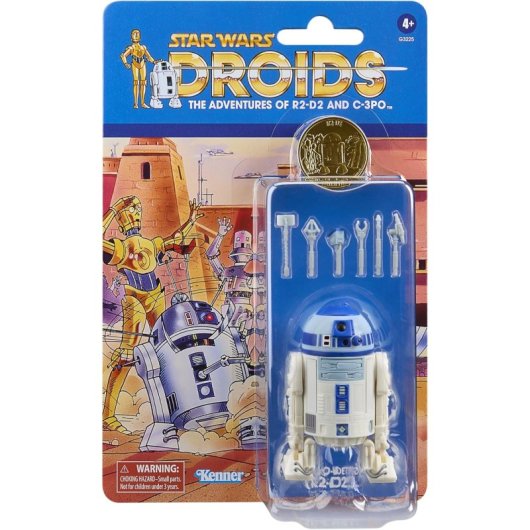 Figura Artoo-detoo Star Wars Droids The Adventures Of R2-d2 And C3-po Articulada 15 Cms