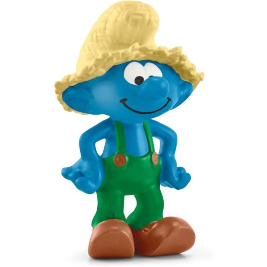 Figura Pitufo Granjero 5 Cms