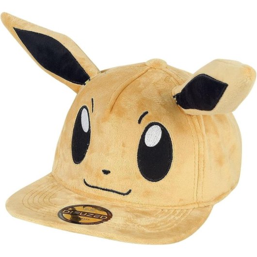 Gorra Eevee Textura Peluche Pokémon