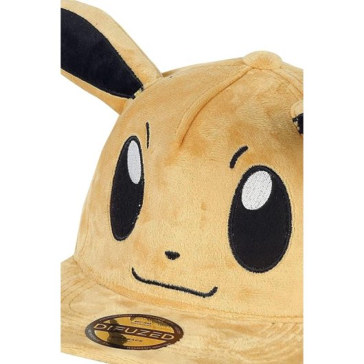 Gorra Eevee Textura Peluche Pokémon