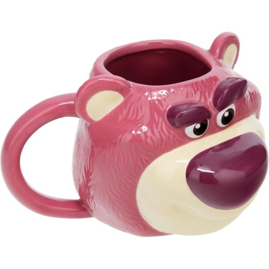 Taza 3d Lotso Toy Story 3 Disney Pixar Cerámica 330 Mls