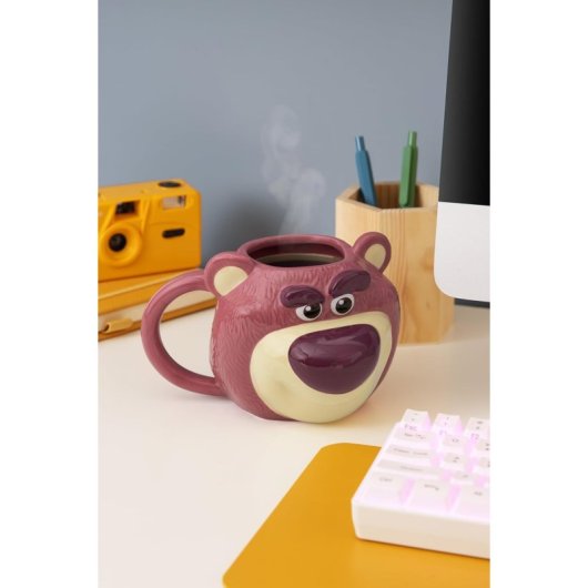 Taza 3d Lotso Toy Story 3 Disney Pixar Cerámica 330 Mls