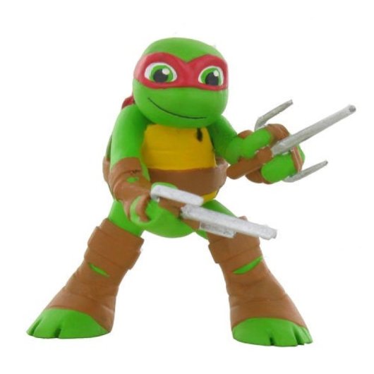 Figura Raphael Tortugas Ninja 7 Cms