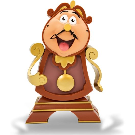 Hucha Reloj Cogsworth La Bella Y La Bestia Disney 25 Cms