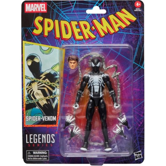 Figura Spider-venom Spider-man Marvel Legends Articulada 15 Cms