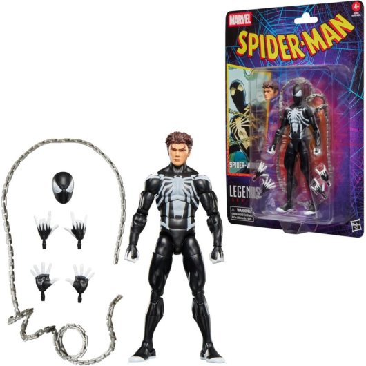 Figura Spider-venom Spider-man Marvel Legends Articulada 15 Cms