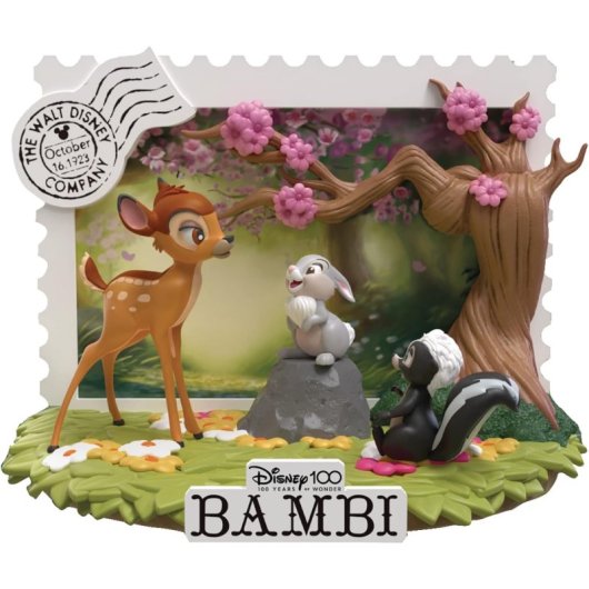 Diorama Bambi 100 Aniversario Disney D-stage 12 Cms