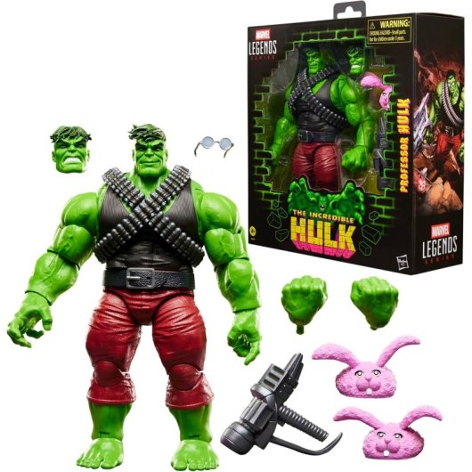 Figura Professor Hulk El Increíble Hulk Marvel Legends Articulada 20 Cms