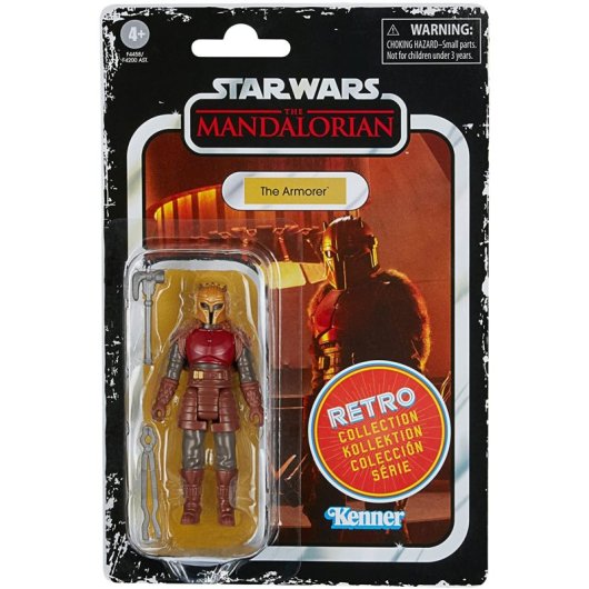 Figura The Armorer The Mandalorian Star Wars Retro Collection  Articulada 10 Cms