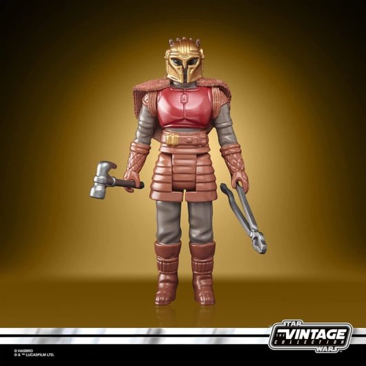 Figura The Armorer The Mandalorian Star Wars Retro Collection  Articulada 10 Cms