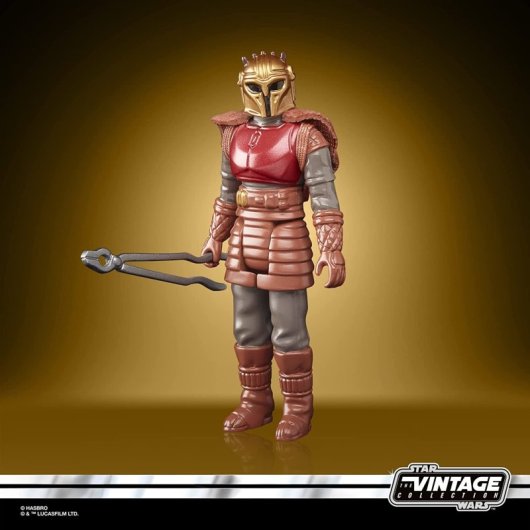 Figura The Armorer The Mandalorian Star Wars Retro Collection  Articulada 10 Cms