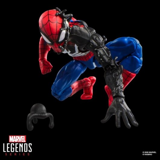 Figura Spider-man Alien Costume Secret Wars Marvel Legend Series Articulada 15 Cms
