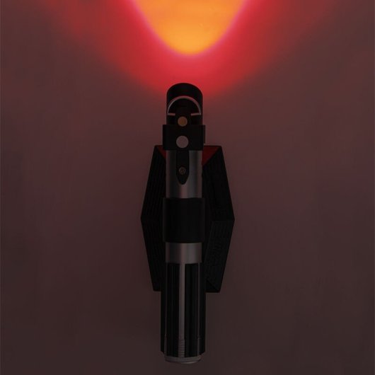 Lámpara Pared Sable De Luz Darth Vader Star Wars 25 Cms